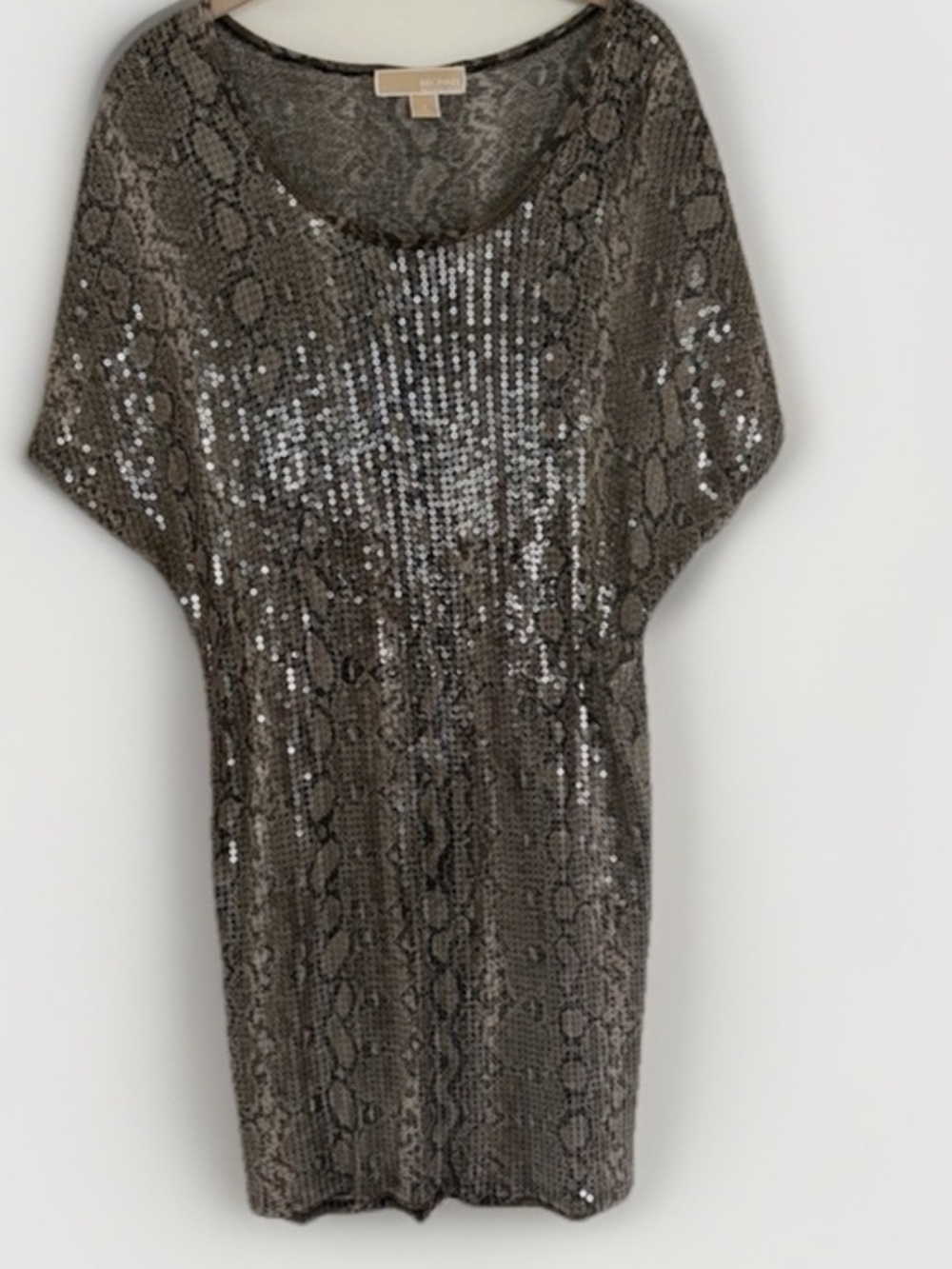 Michael KORS Snake Sequin Dress Small